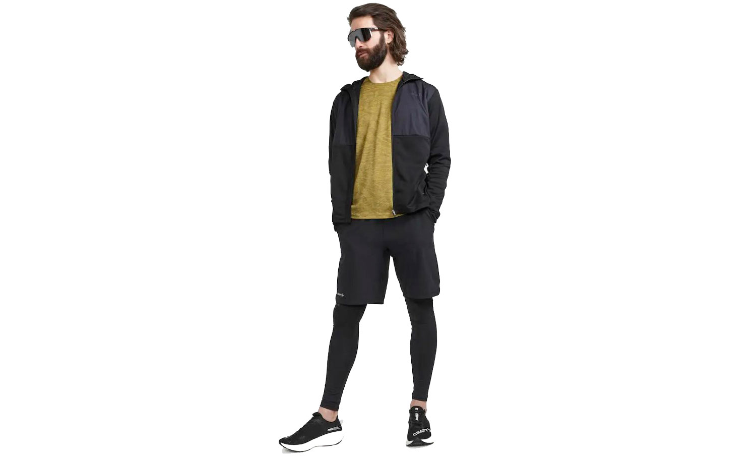 Кофта Craft ADV ESSENCE JERSEY HOOD, мужская, размер S, сезон AW 22, черный 3