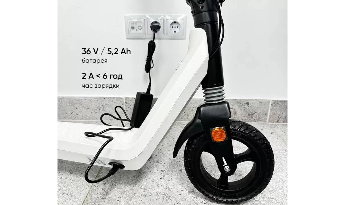 Электросамокат OKAI Zippy ES50С 8" 250W/500W, 5.2Ah, белый 7