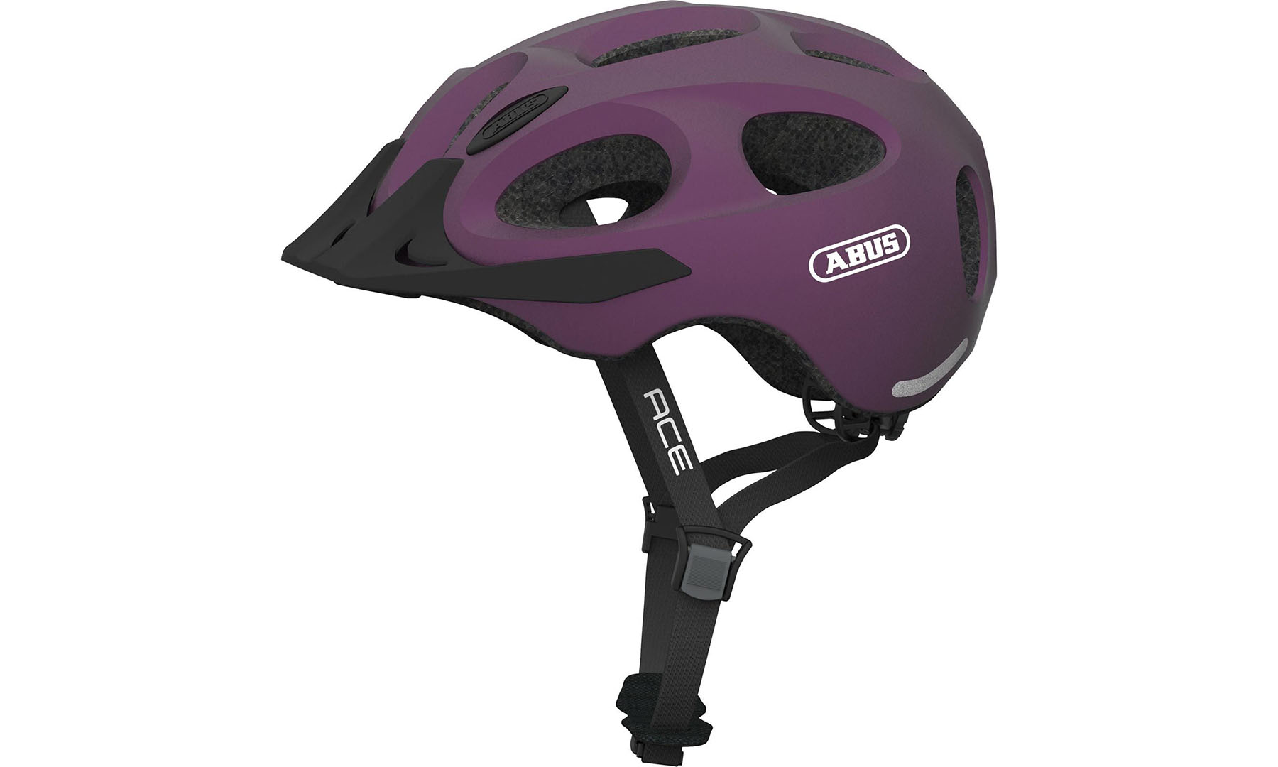 Велошлем ABUS YOUN-I ACE Metallic Plum, размер S (48-54 см), металлик фиолетовый 