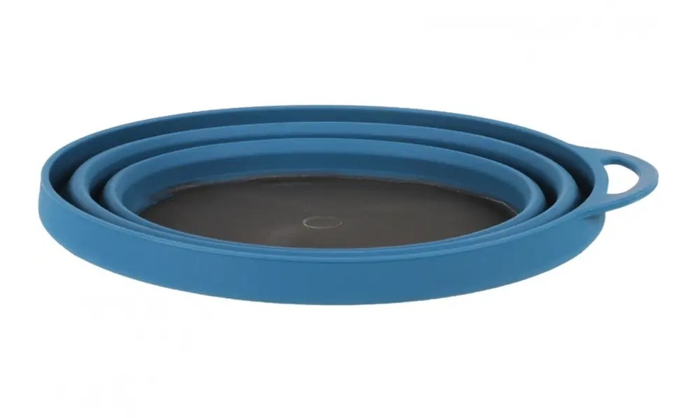 Тарілка для туриста складана Lifeventure Silicone Ellipse Bowl navy blue 3