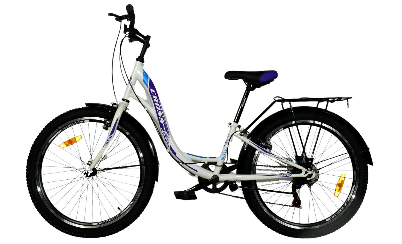 Велосипед Cross Betty 26" розмір XS рама 13 2022 Білий-Фіолетовий 2