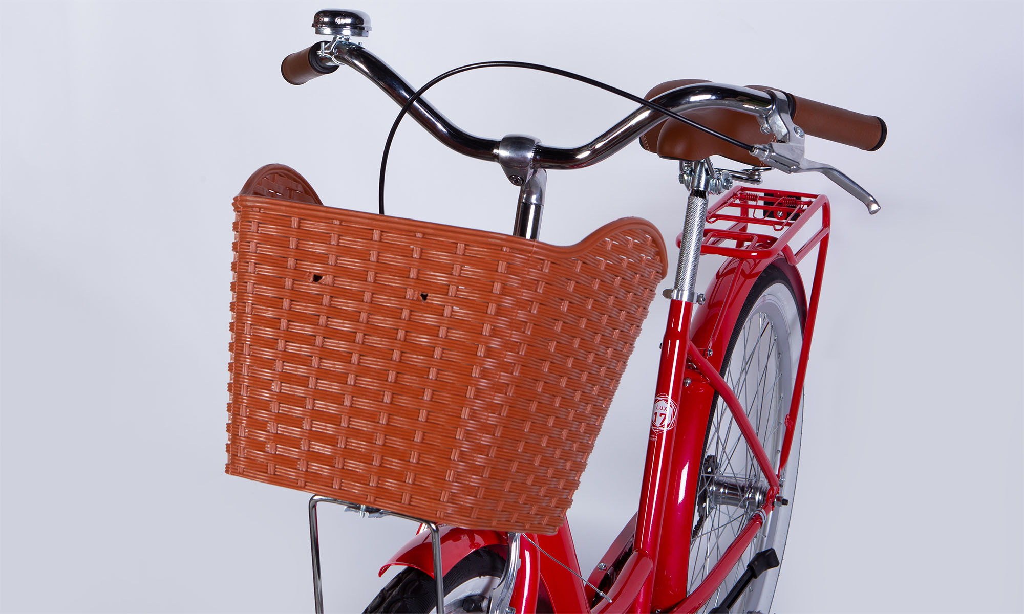 Велосипед Dorozhnik LUX Velosteel 26", розмір M, рама-17" 2025, червоний 7