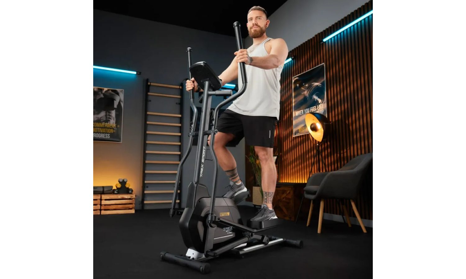 Орбітрек Trex Sport TX-700CT Steel магнітний чорний 16