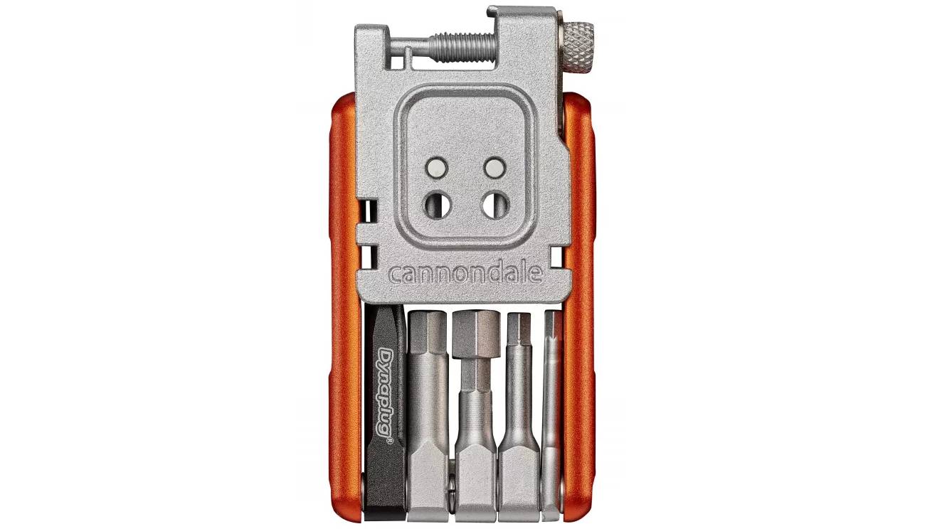 Мультитул Cannondale 18-in-1 2/2.5/3/4/5/6/8мм, Т25, Ph2, SL5, выжимка цепи, DynaPlug®, ключ для вентилей 3 Мультитул Cannondale 18-in-1 2/2.5/3/4/5/6/8мм, Т25, Ph2, SL5, выжимка цепи, DynaPlug®, ключ для вентилей 3
