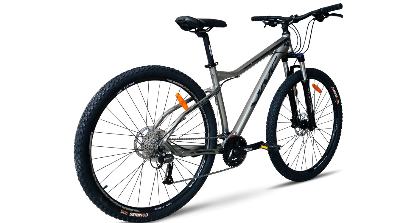 Фотография Велосипед VNC MontRider A7 27,5" размер XS 2023 Серый 2
