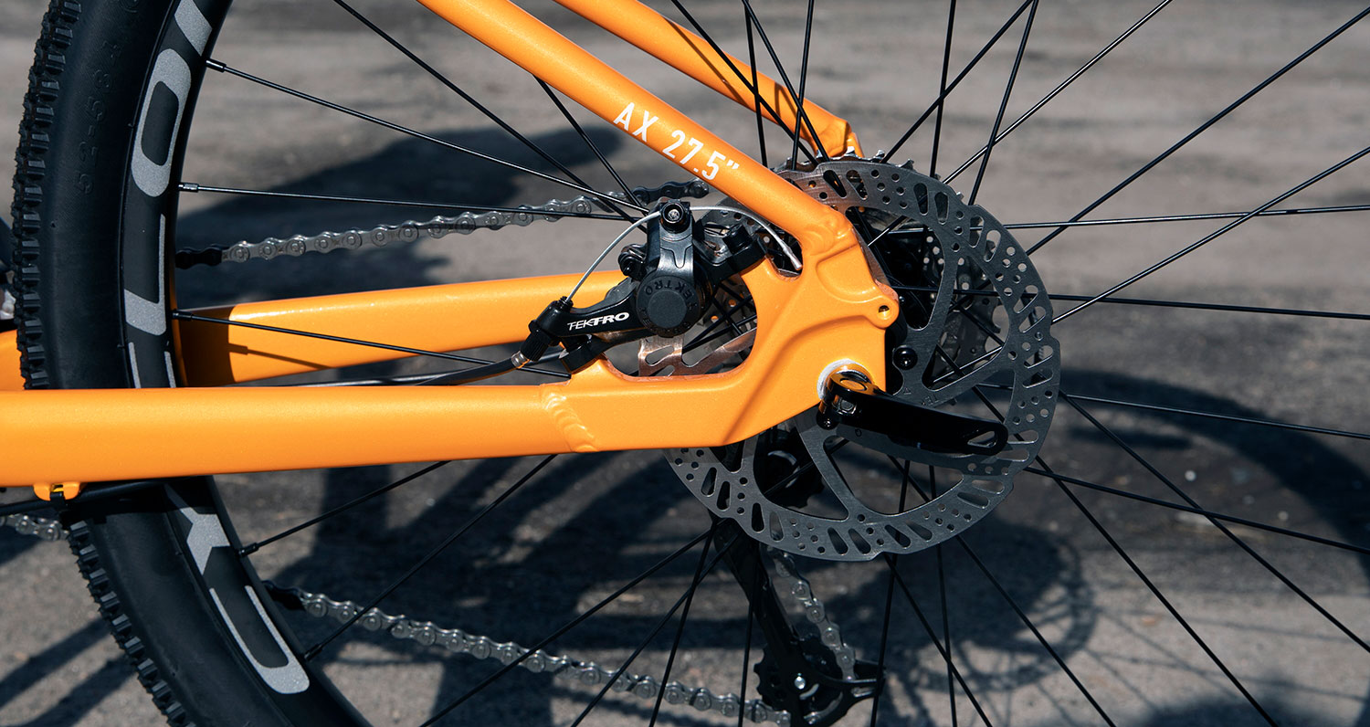 Фотография Велосипед Cyclone AX 27,5" размер L рама 19” 2022 Оранжевый 3