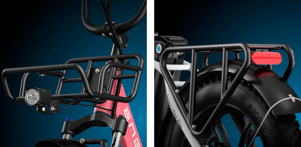 Электровелосипед фетбайк Engwe L-20 (250 Вт, 13 Ah, 48 В ), 20", белый 3