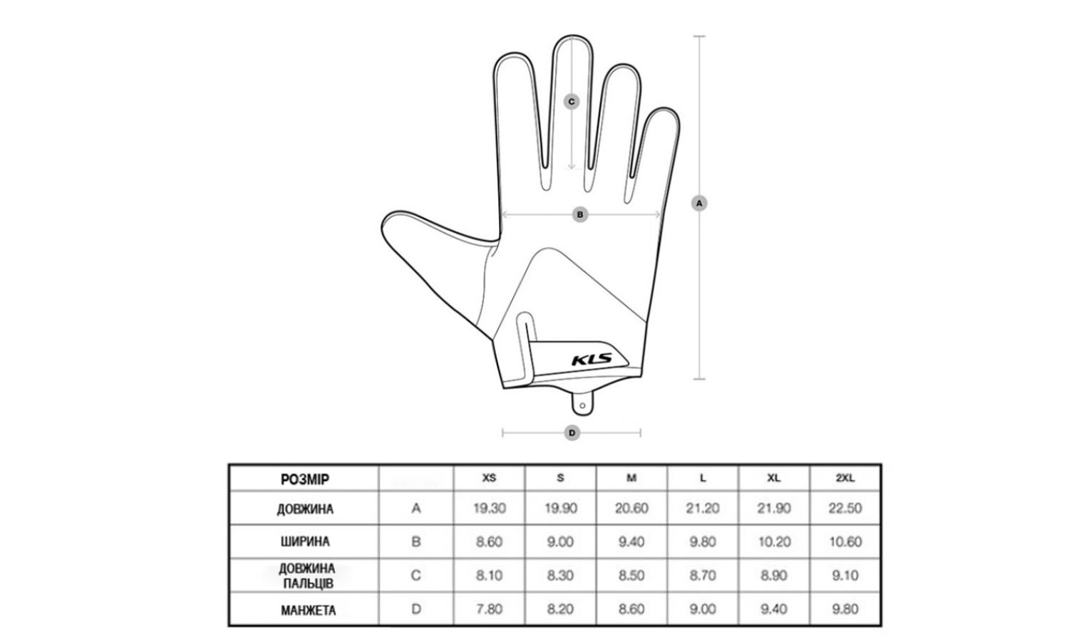 Перчатки с длинными пальцами KLS Cutout цвет черный размер XS 2 Перчатки с длинными пальцами KLS Cutout цвет черный размер XS 2