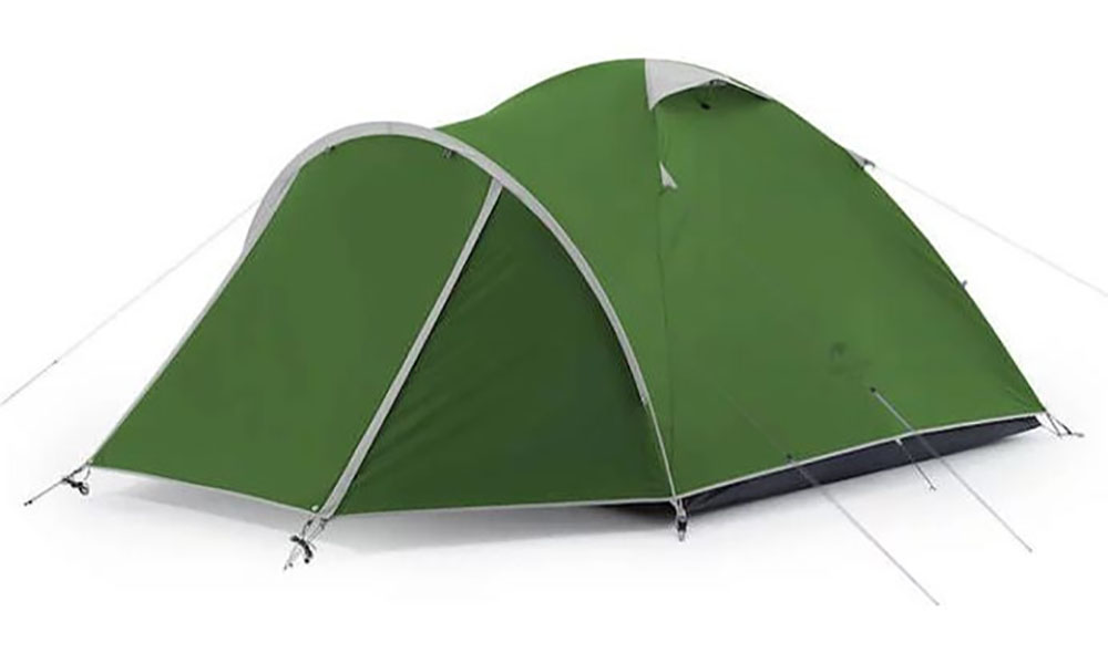 Фотография Палатка четырехместная Naturehike P-Plus IV (NH21ZP015) темно-зеленая