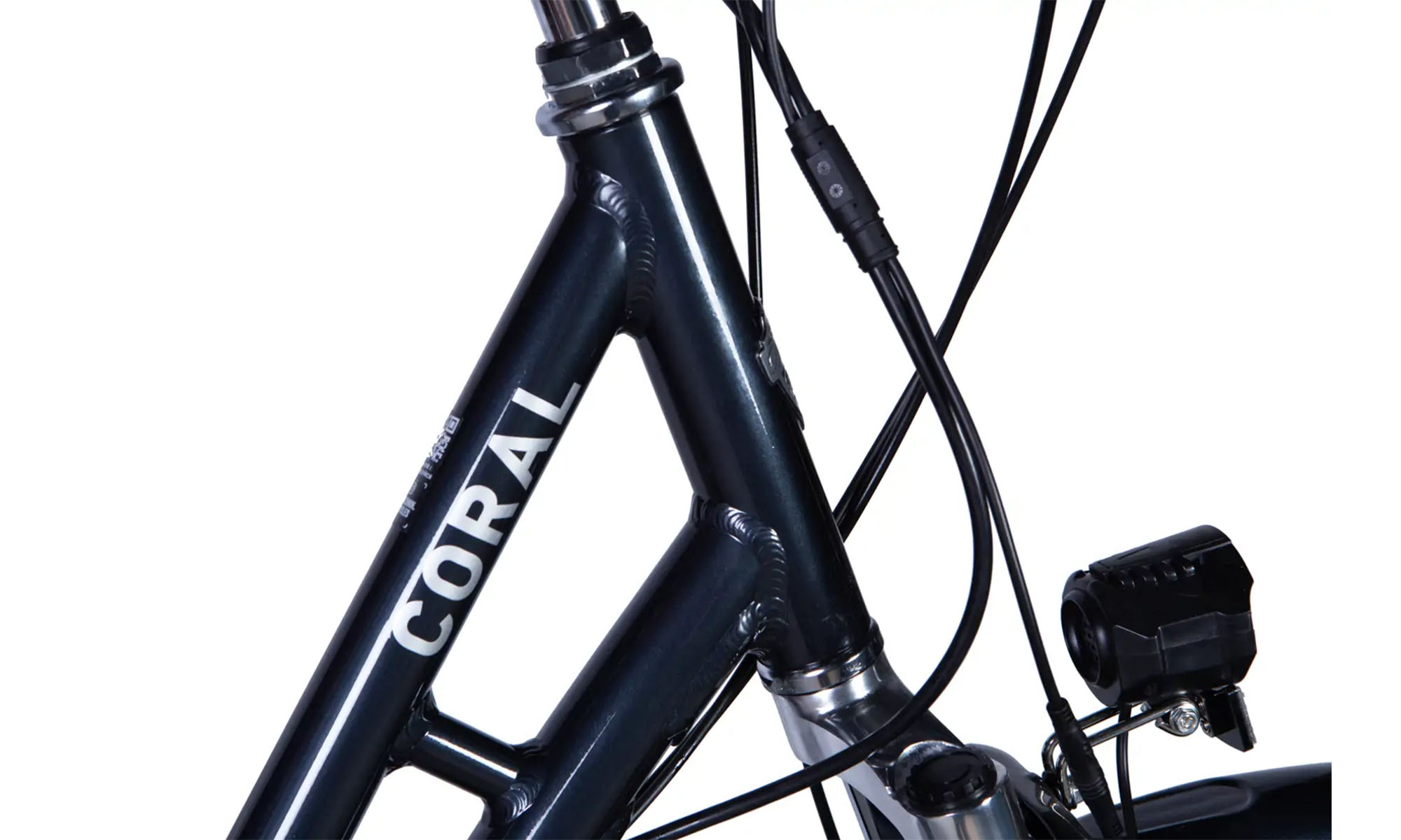 Велосипед с электроприводом Dorozhnik eCORAL DD FR 28", размер L, рама-19", 48B, 17.5А*ч, 500Вт, год 2026, темно-серый 2