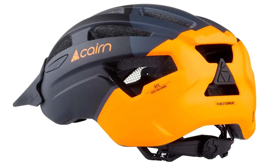 Фотография Велошлем Cairn Prism XTR II black-orange размер М 55-58 см 3