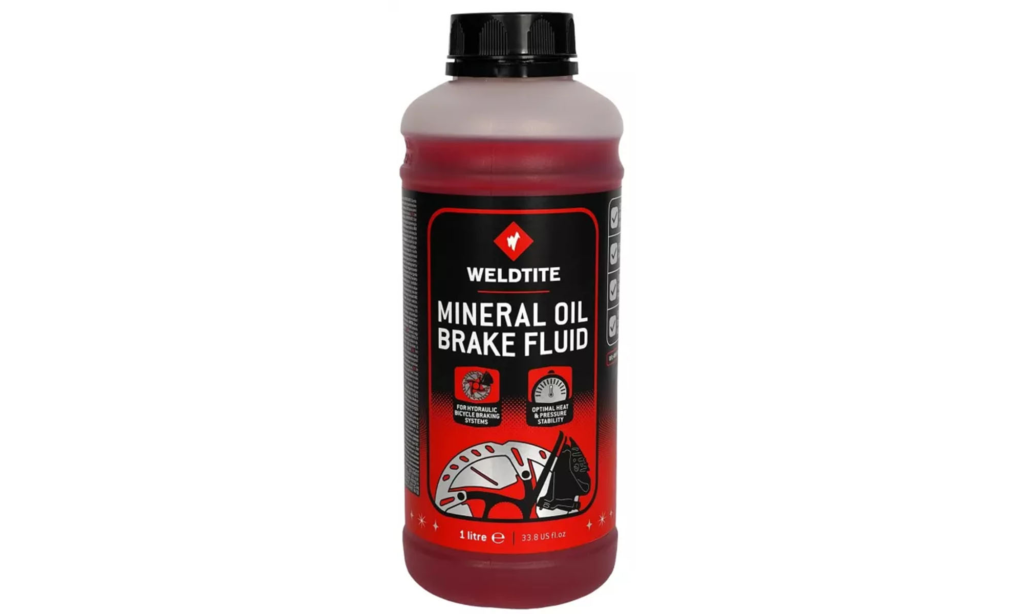 Масло минеральное Weldtite 03139X MINERAL OIL BRALE FLUID, для тормозных систем, 1л 