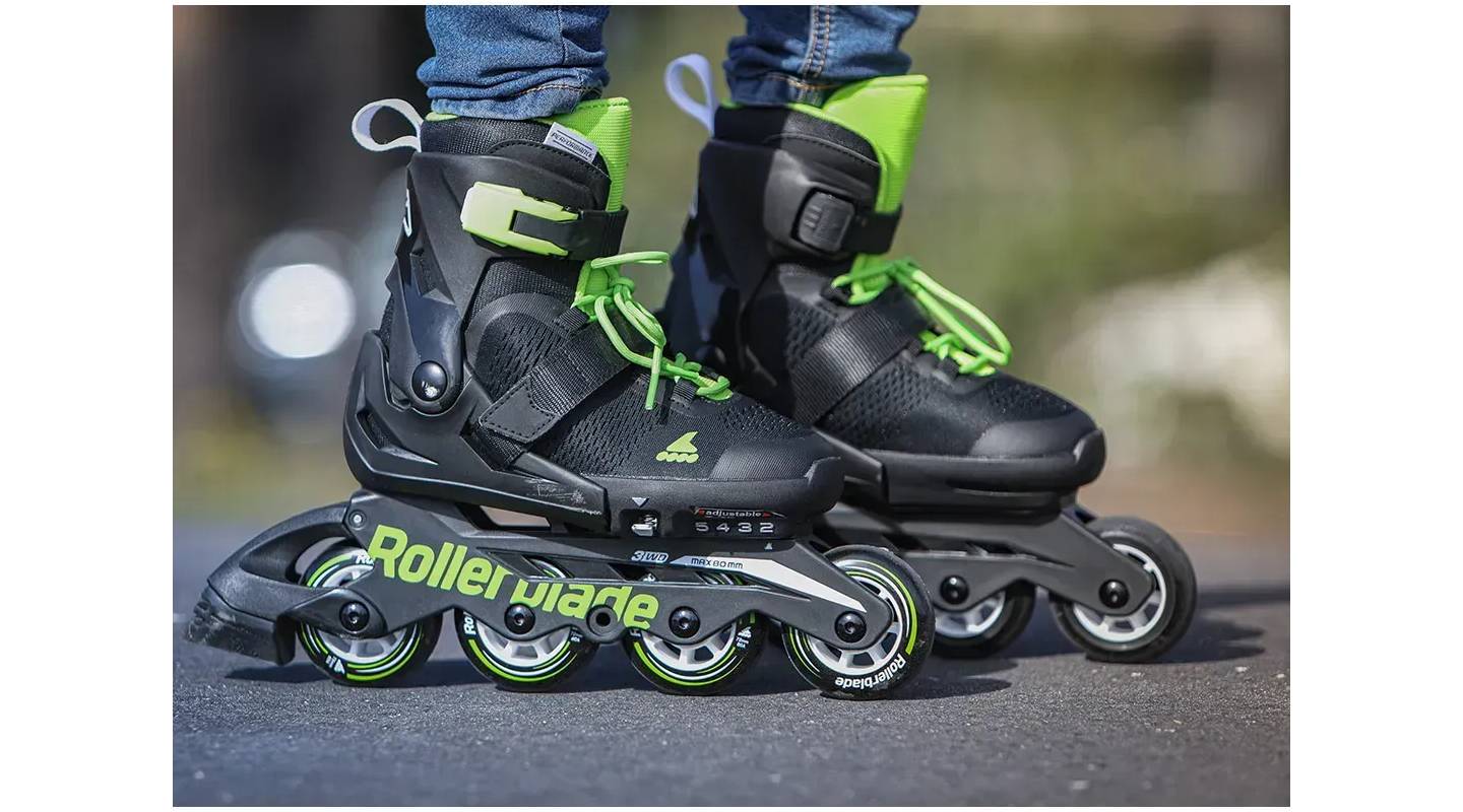 Ролики Rollerblade Macroblade 80 2024 black-lime 295 4