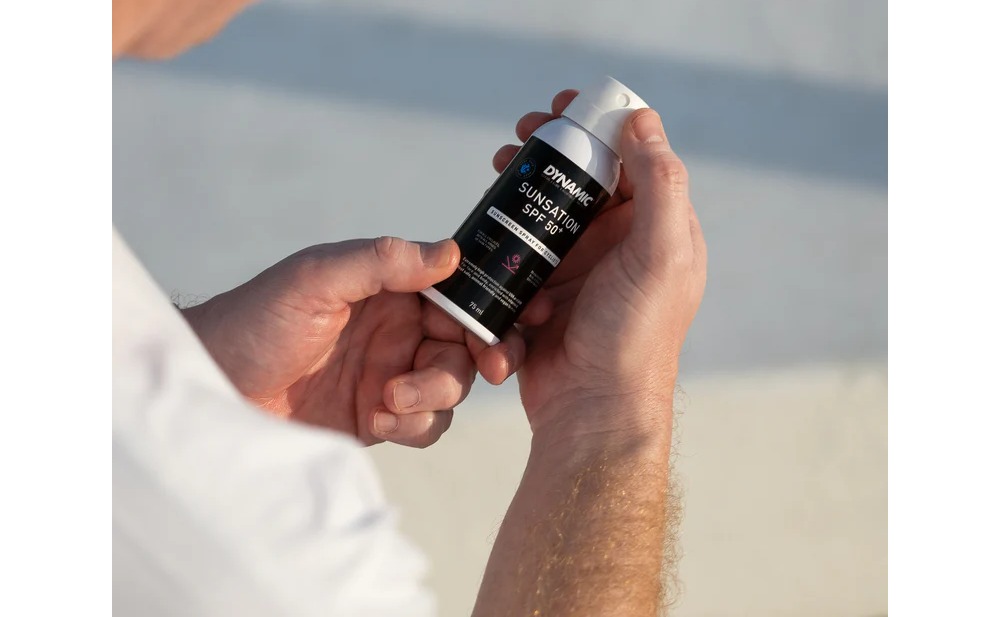 Динамічний сонця SPF SPF 30⁺ стійкий до води та поту, бута/100 мл 4