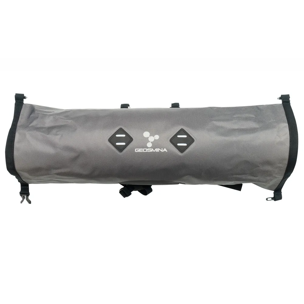 Фотографія Сумка на кермо GEOSMINA Handlebar Bag (10L), 290г, Сіра 2