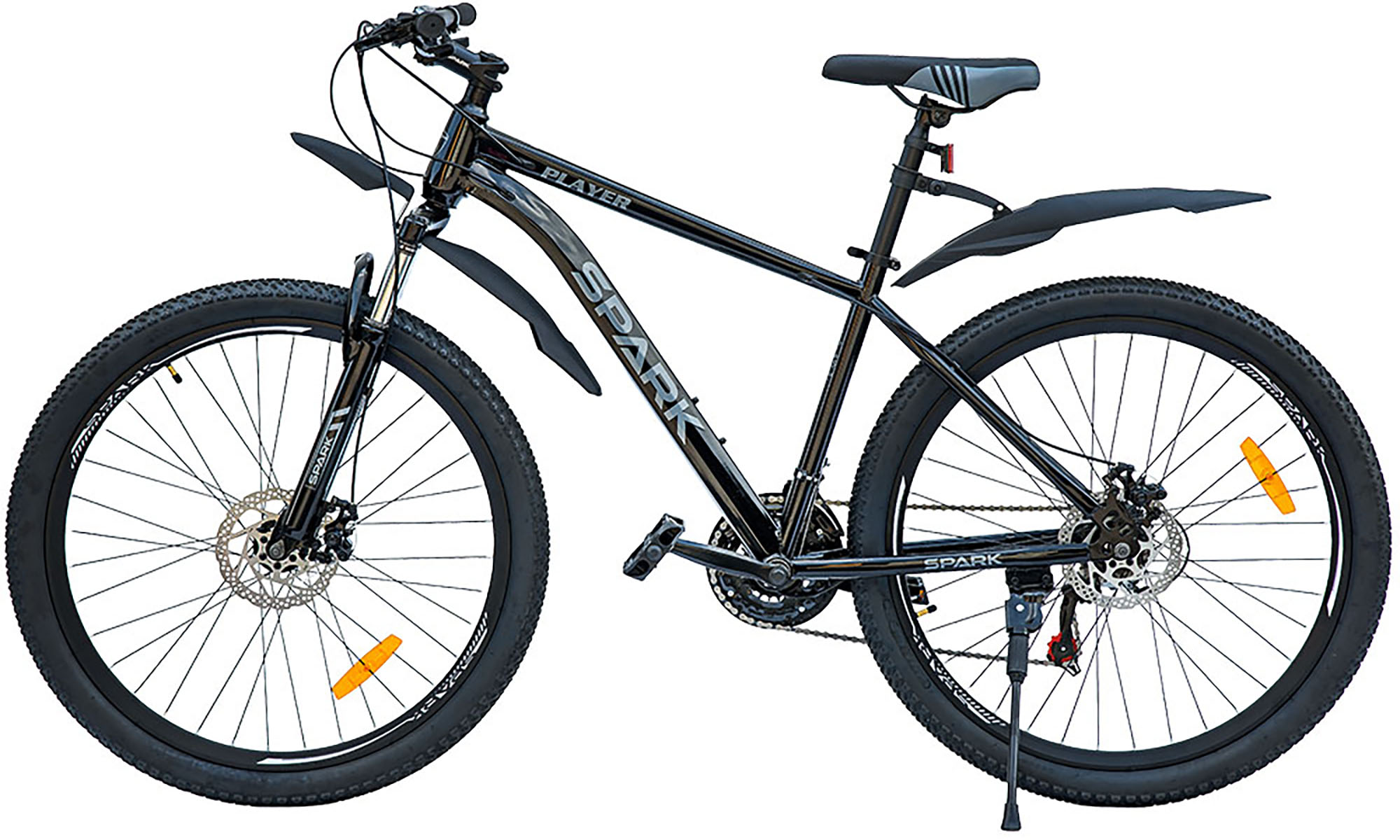 Велосипед SPARK PLAYER 27,5", розмір M, рама 17", рік 2025, чорний 4