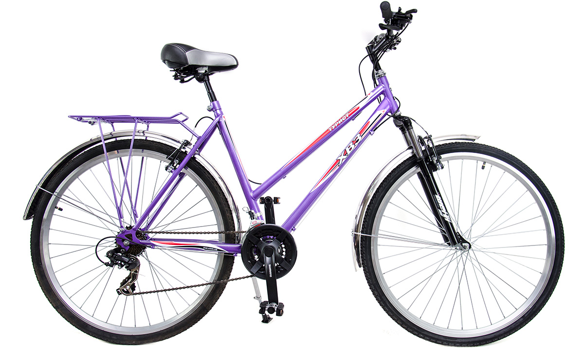 Фотографія Велосипед для туризму 28" ХВЗ Турист 2821 WDA (2020) 2020 Фіолетовий 7