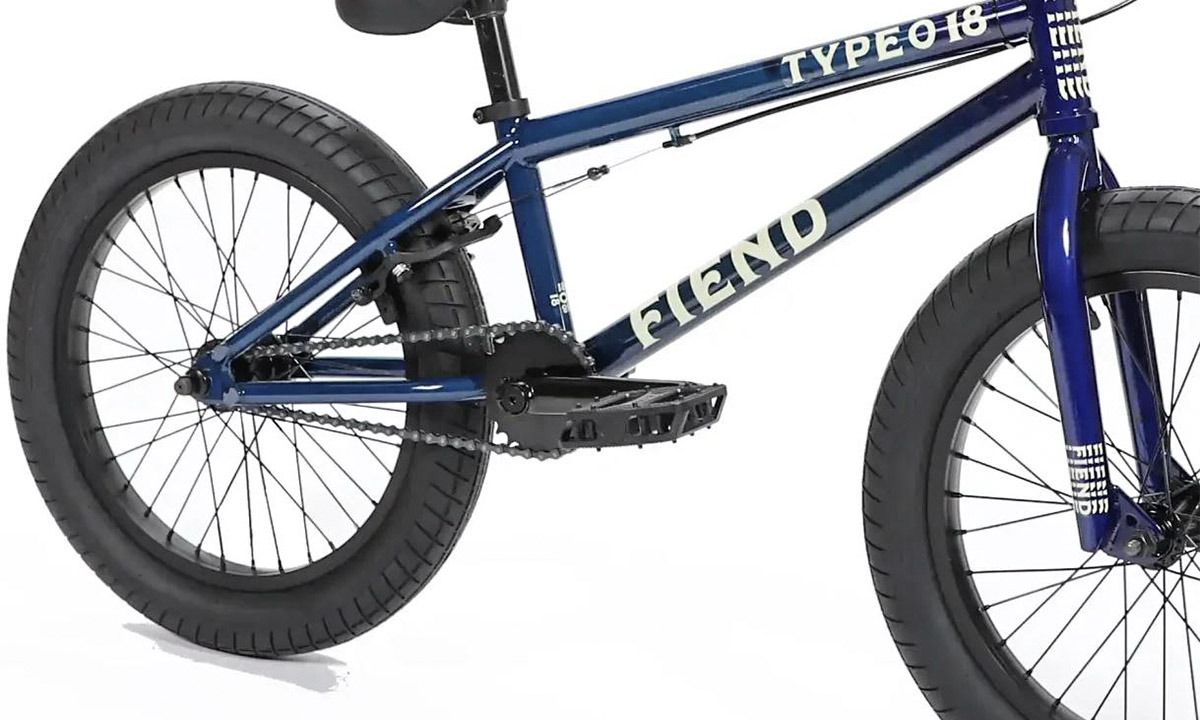 Фотография Велосипед Fiend Type O 18” 2022 синий 2