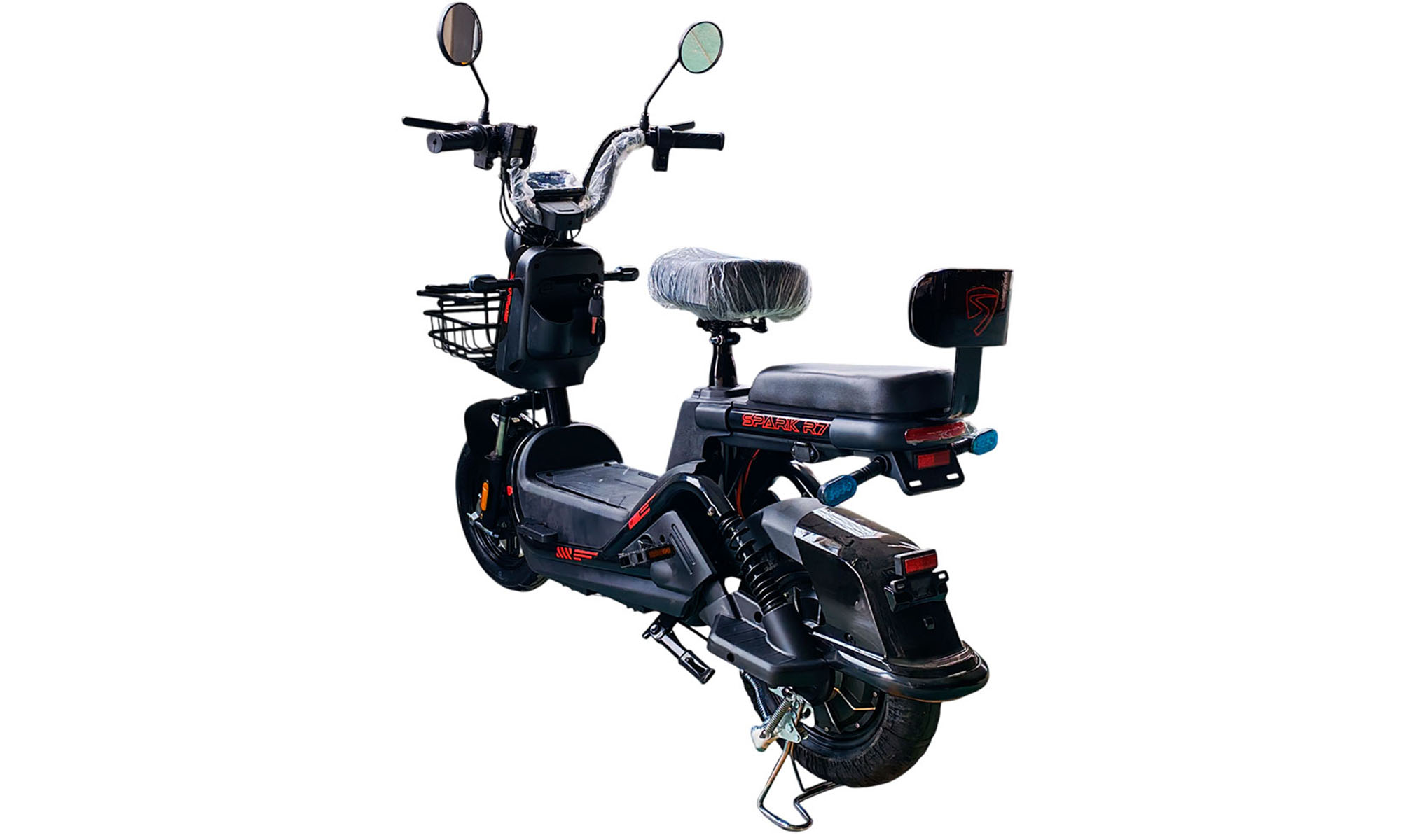 Велосипед с электромотором SPARK R7 10", размер One Size, рама 14", 60V/800W/25Ah, год 2026, черный 3 Велосипед с электромотором SPARK R7 10", размер One Size, рама 14", 60V/800W/25Ah, год 2026, черный 3