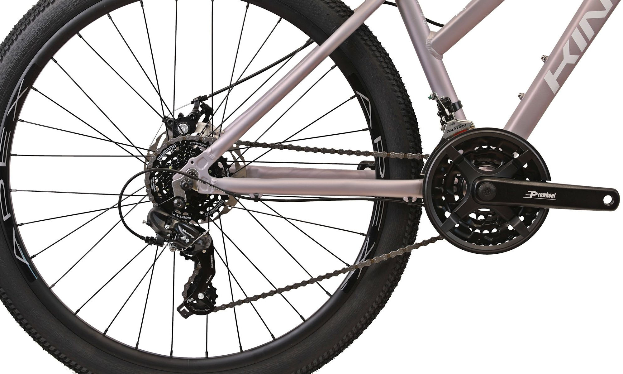 Фотографія Велосипед KINETIC VESTA 27.5", размер S, рама 15", 2025, Серый (мат/перл) 5