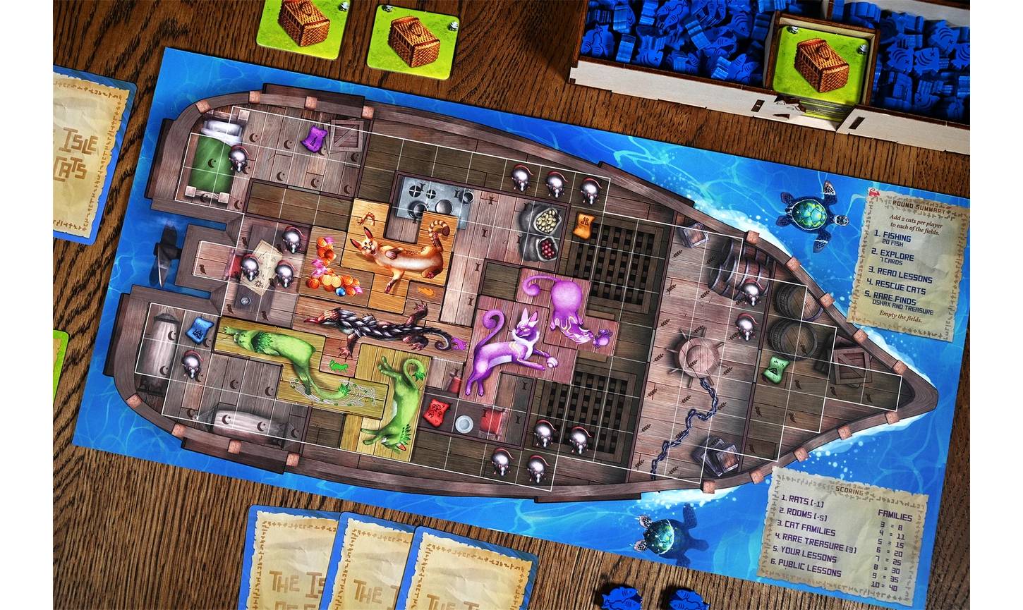 Настольная игра Остров кошек: Набор кораблей (The Isle of Cats: Boat Pack) 4