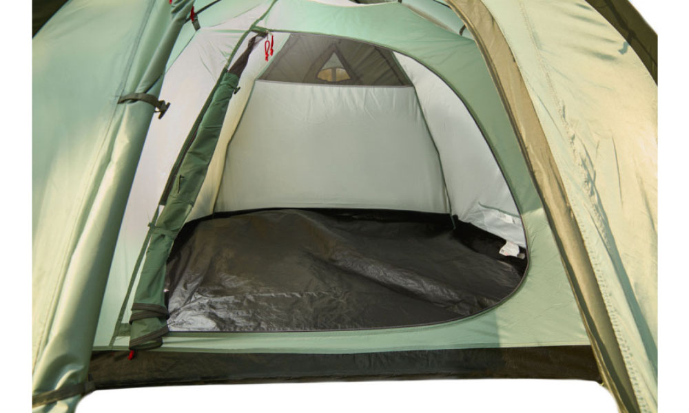 Фотография Палатка Skif Outdoor Tendra, 210x180 cm (3-х местная), темно-зеленая 4