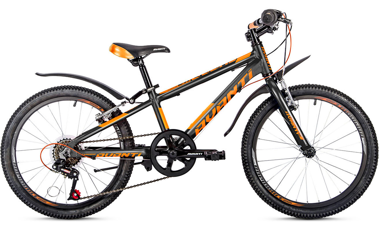 Фотография Велосипед Avanti TURBO 20" (2020) 2020 Черно-оранжевый