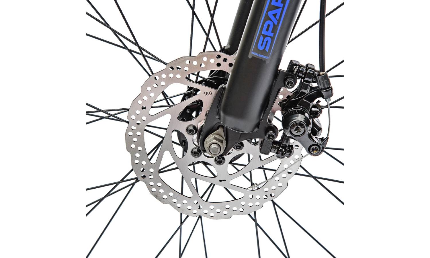 Велосипед Spark Mount 27,5" розмір М рама 17" 2025 чорний з синім (м) 8