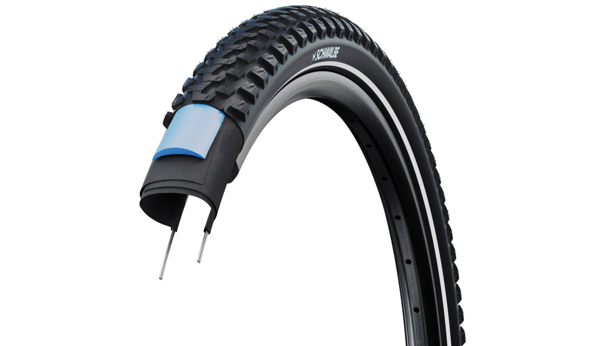 Покрышка 29x2.10 (54-622) Schwalbe MARATHON PLUS MTB Perf, SmartGuard, TwinSkin B/B+RT HS468 ADDIX 67EPI 36B (OEM) 2