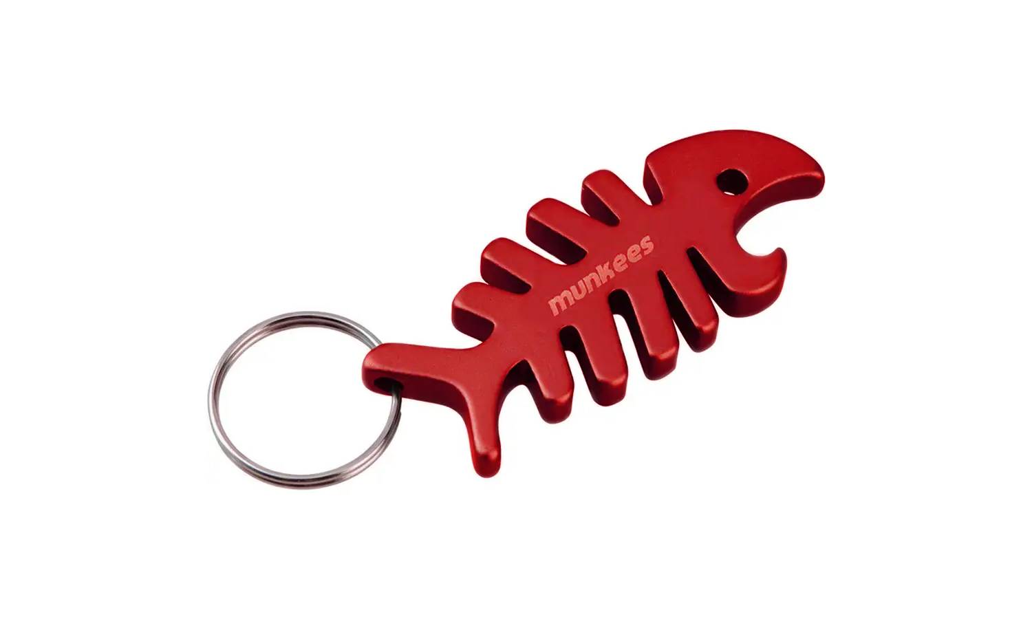 Фотография Брелок-открывашка Munkees 3428 Fish Bone red 