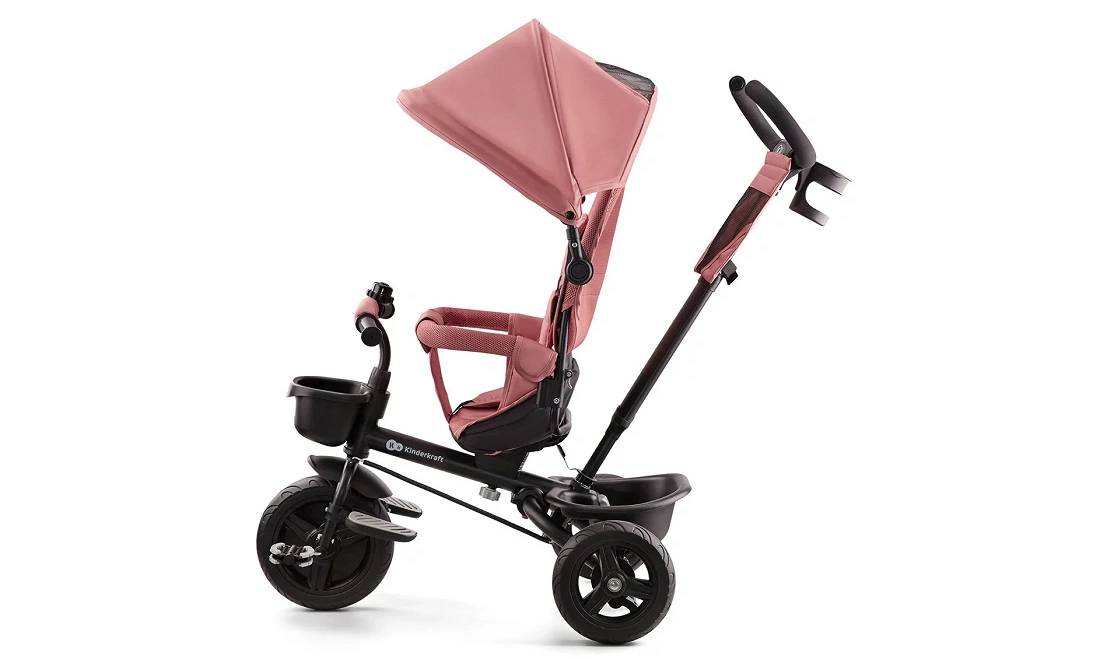 Триколісний велосипед Kinderkraft Aveo Rose Pink 6 Триколісний велосипед Kinderkraft Aveo Rose Pink 6