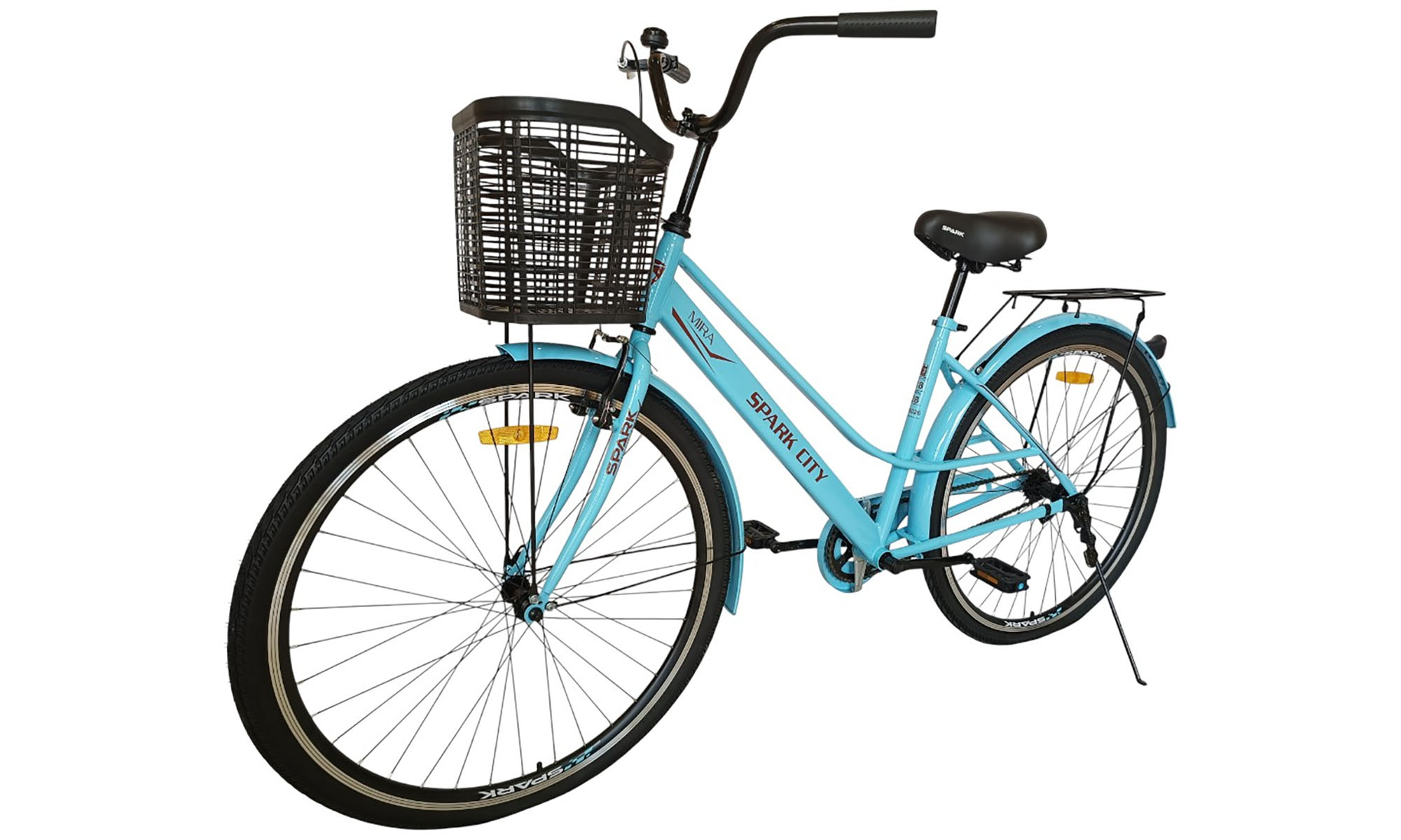 Велосипед SPARK CITY MIRA 28", размер M, рама - 18", год 2026, голубой 5
