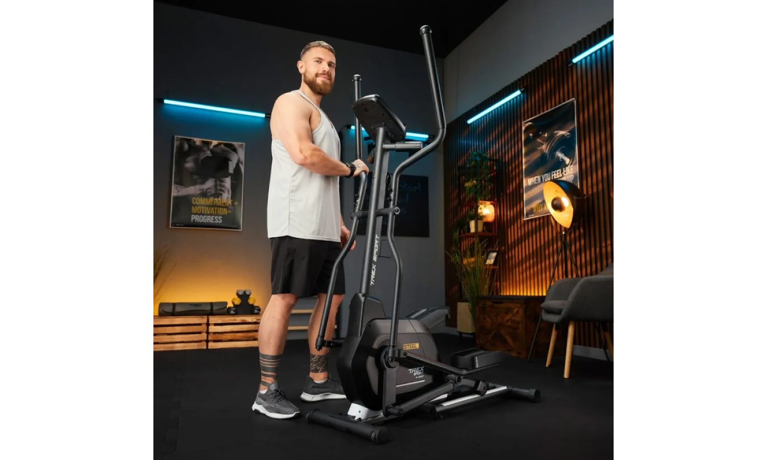 Орбітрек Trex Sport TX-700CT Steel магнітний чорний 15