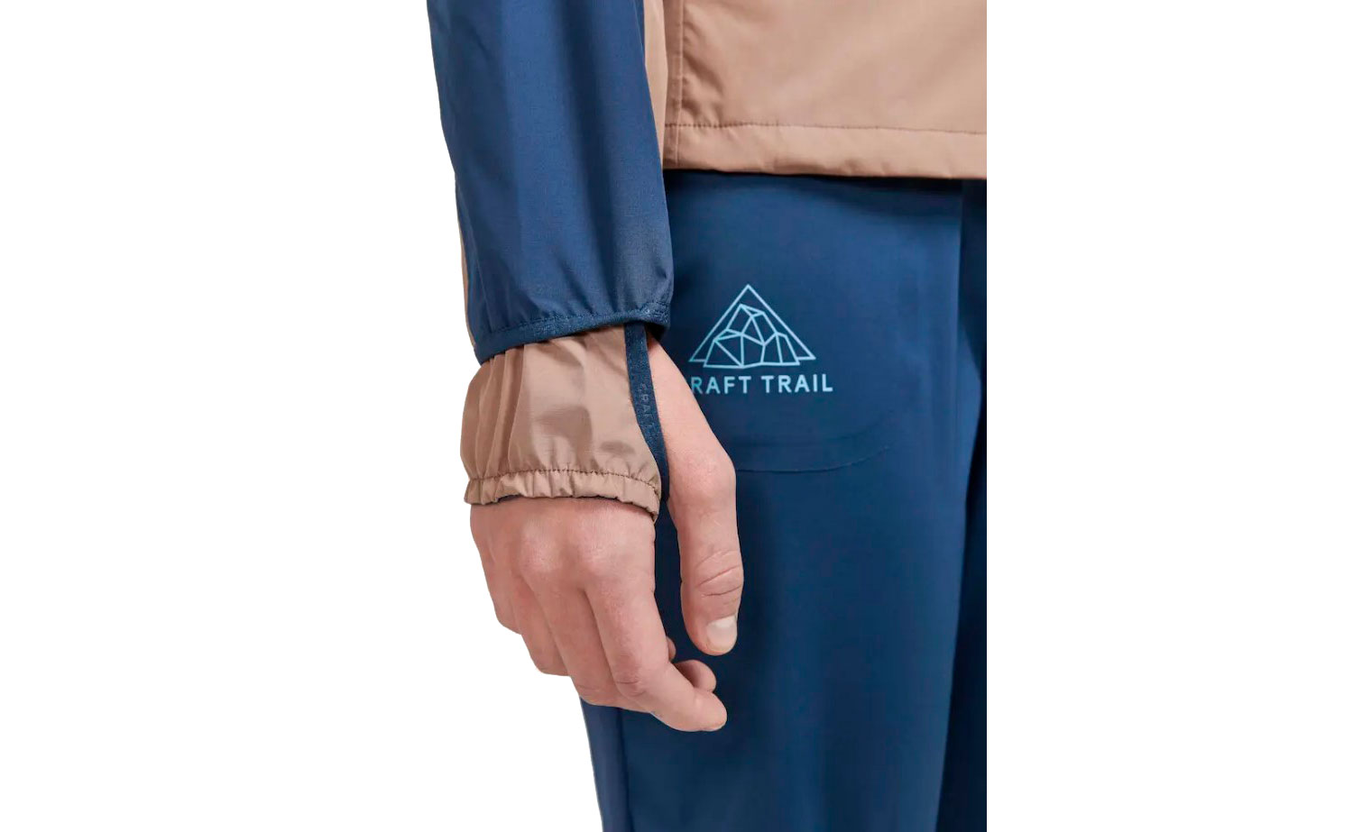 Куртка Craft PRO TRAIL HYDRO жіноча, розмір XL, сезон AW 22, бежево-синій 3