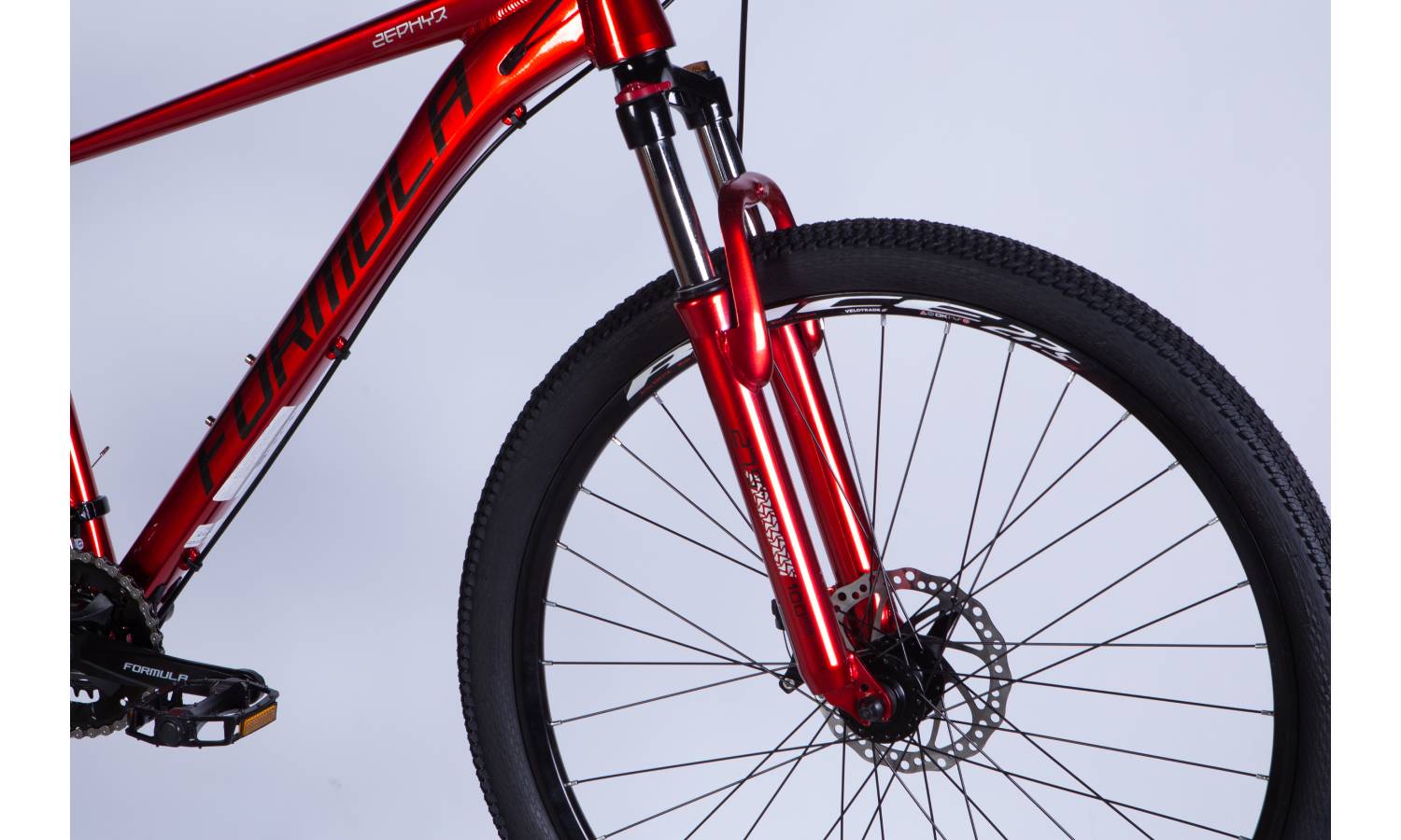 Велосипед Formula ZEPHYR 3.0 DD 27,5" размер М рама 17" 2025 красный 3