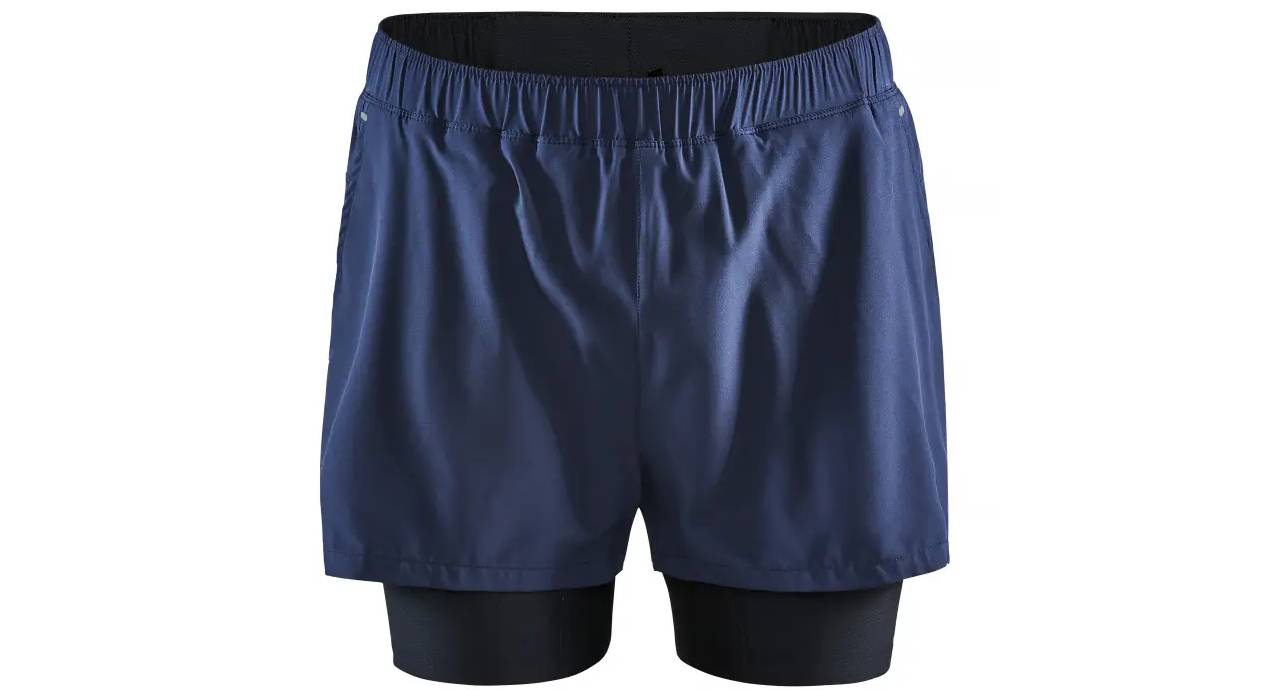 Фотография Шорты Craft ADV Essence 2-in-1 Stretch Shorts мужские, размер S, сезон SS 21, синий 