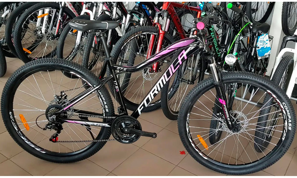 Фотографія Велосипед Formula ALPINA AM DD 27,5" (2021) Чорно-фіолетовий 2