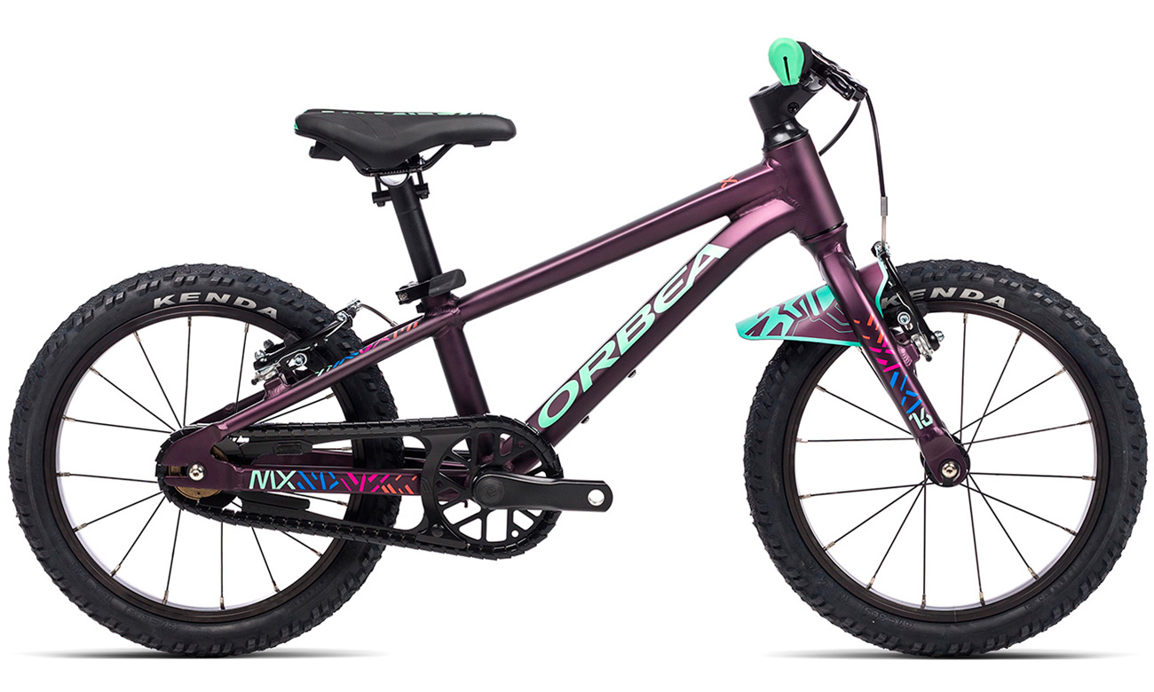 Фотография Детский велосипед Orbea MX 16" (2021) 2021 Фиолетовый