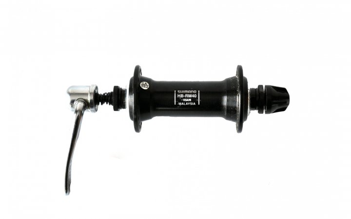Фотографія Втулка передня Shimano HB-RM40, 36H, чорна