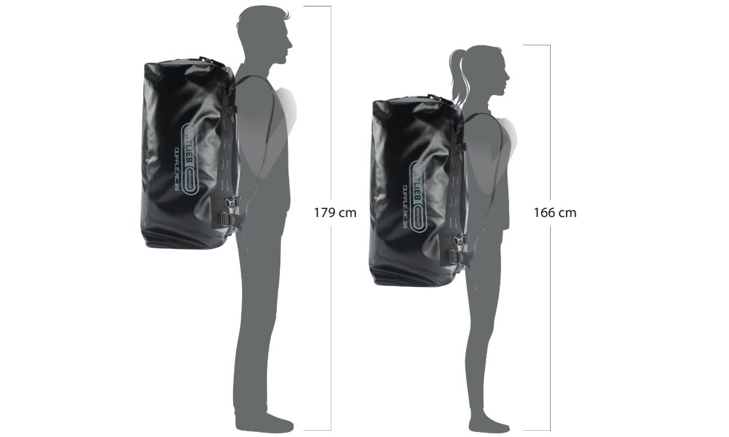 Гермобаул-рюкзак Ortlieb Duffle black  89 л 5