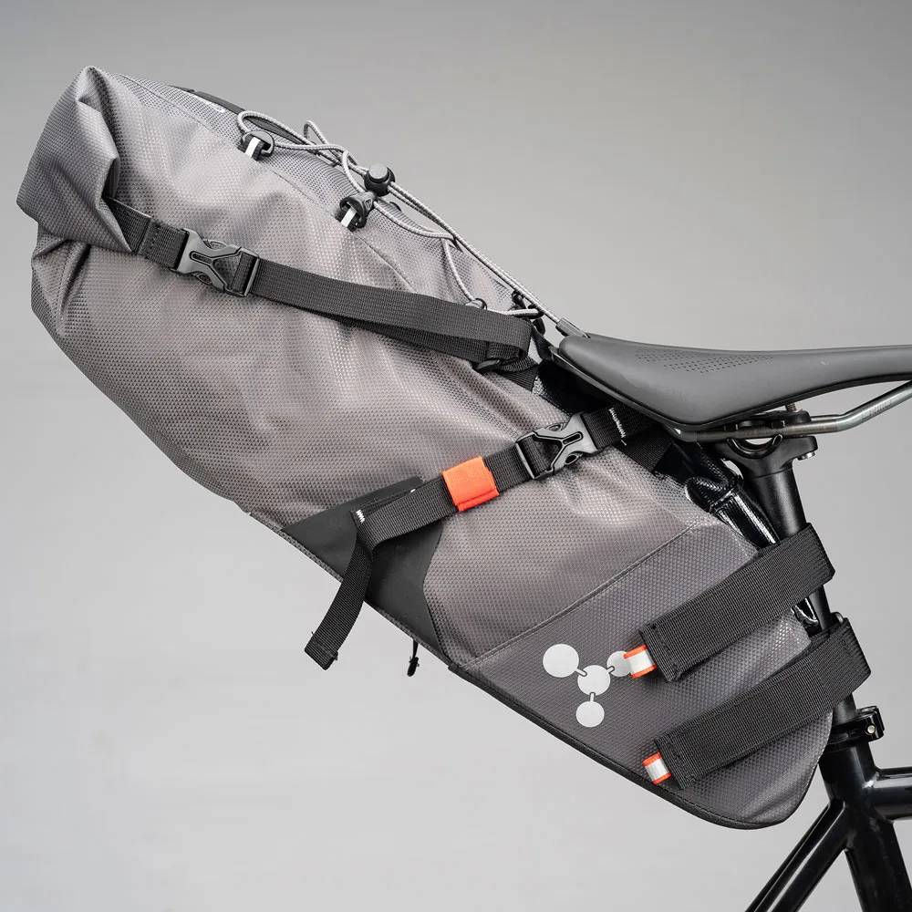 Сумка підсідельна GEOSMINA Large Seat Bag (15L), 520г, Сіра 5