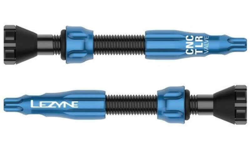 Ниппель для бескамерки Lezyne CNC TLR Valve, длина 44 мм, комплект 2 штуки, голубой Ниппель для бескамерки Lezyne CNC TLR Valve, длина 44 мм, комплект 2 штуки, голубой