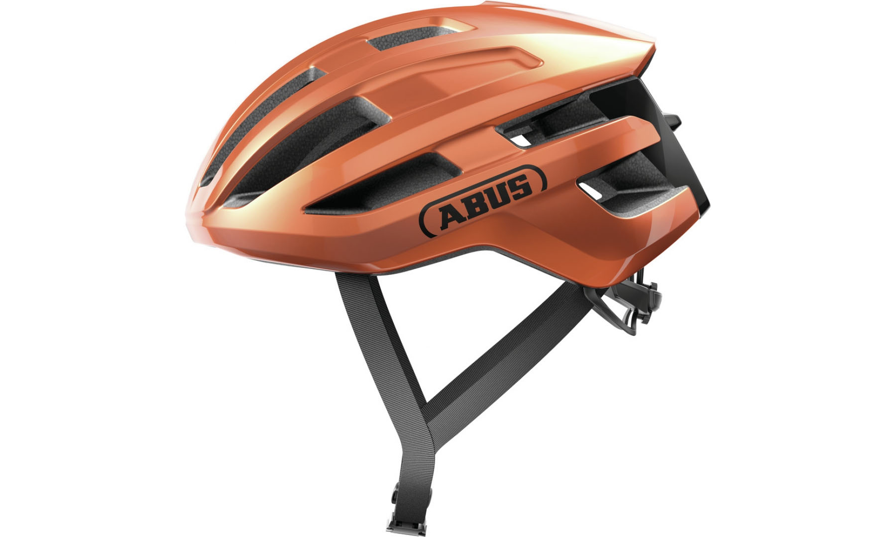 Велошлем спортивный ABUS POWERDOME Goldfish Orange, размер M (54-58 см), оранжевый 
