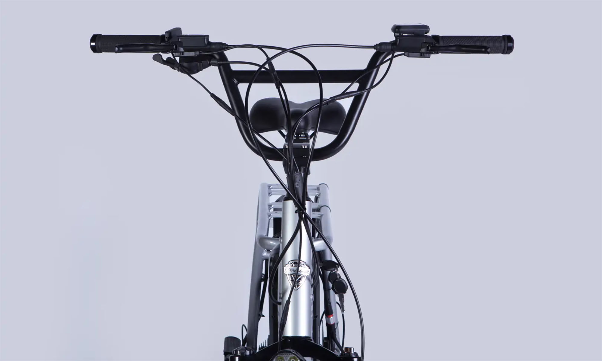 Велосипед с электроприводом Dorozhnik ADAMANT HDD 20", размер M, рама-18,5" 48B, 17.5А*ч, 750Вт, год 2026, серебристый 2