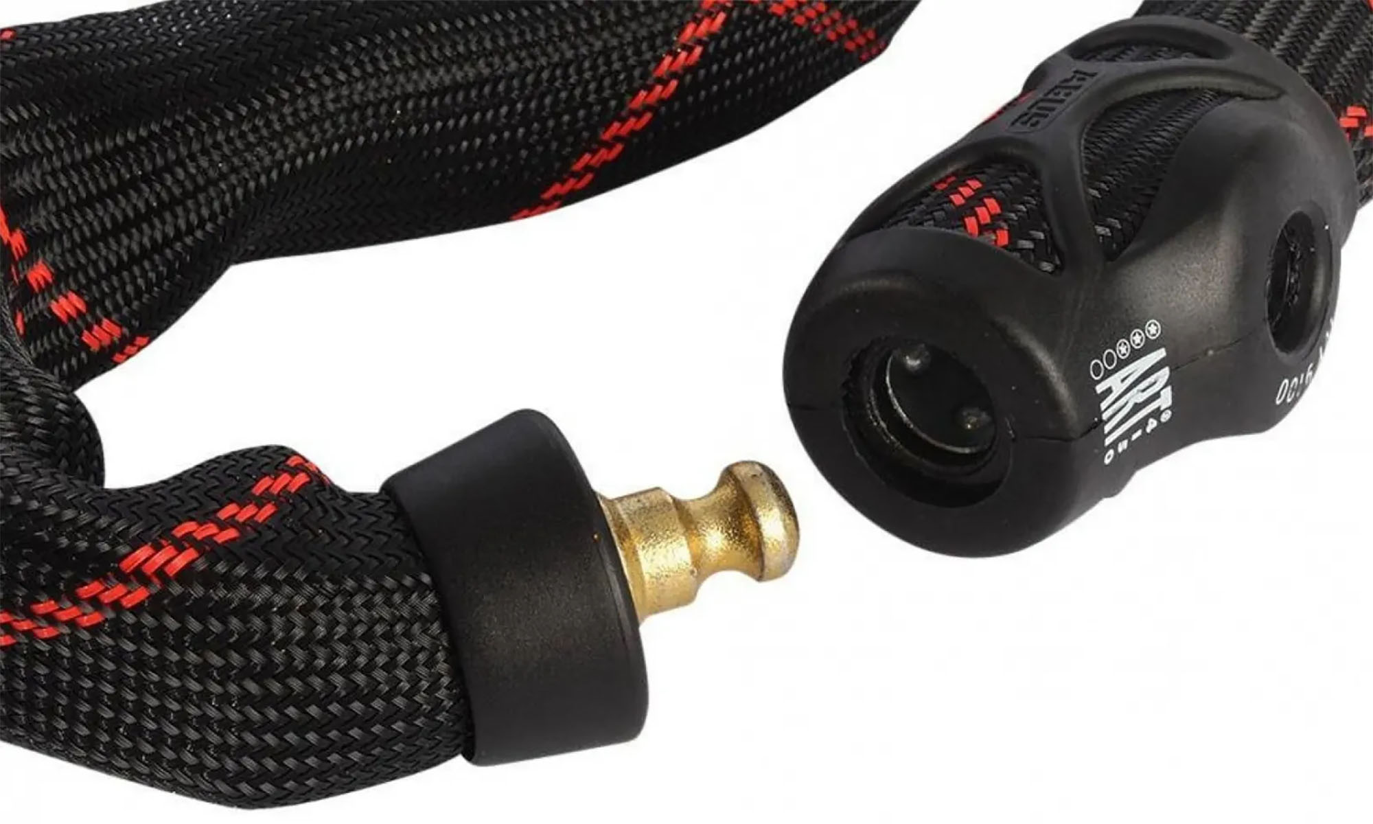 Замок із ланцюгом ABUS 9210/110см Ivy Steel-O-Chain, чорний 3 Замок із ланцюгом ABUS 9210/110см Ivy Steel-O-Chain, чорний 3