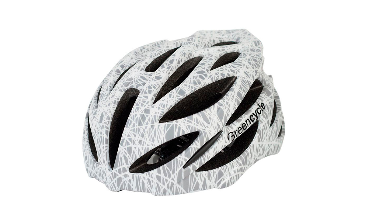 Фотография Шлем Green Cycle Alleycat, размер L (58-61 см) Серо-белый