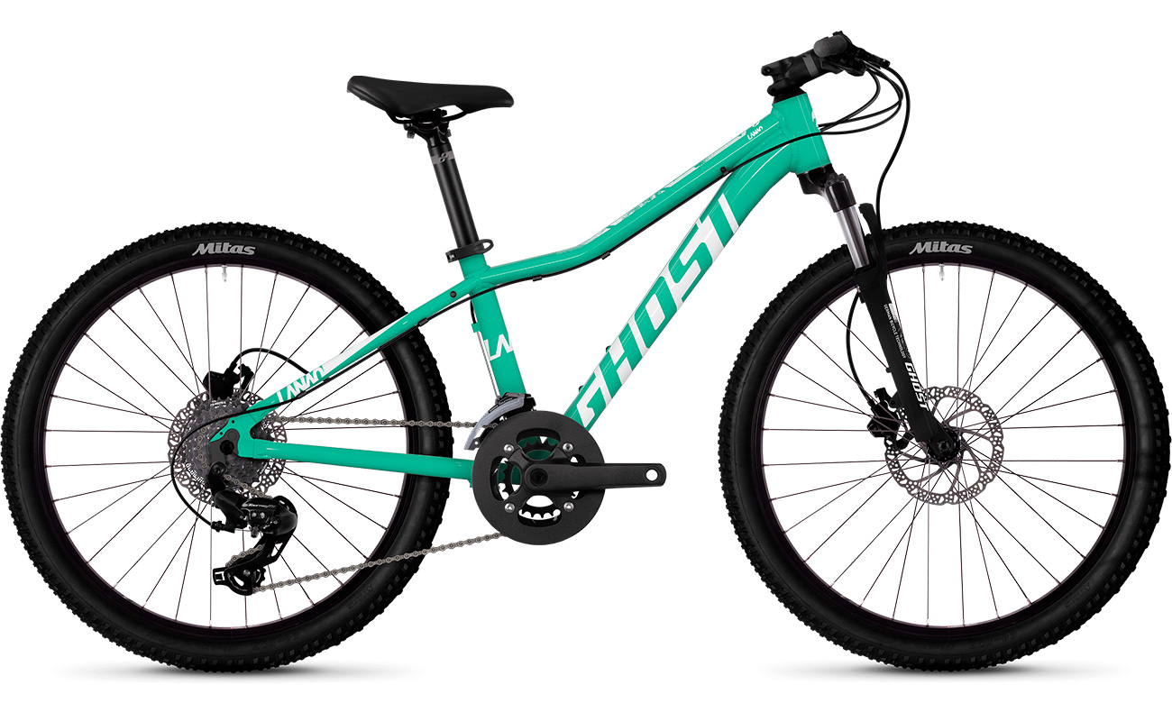 Велосипед Ghost Lanao D4.4 24" (2020) 2020 Бірюзовий 6 Велосипед Ghost Lanao D4.4 24" (2020) 2020 Бірюзовий 6