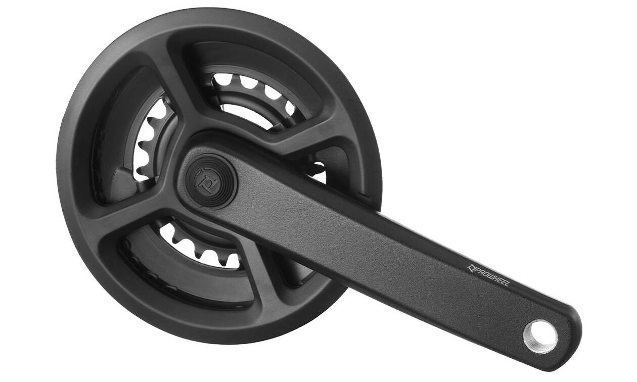Комплект шатунів Prowheel CTE-CY01, під квадрат, 170 мм, 40-26T, на 11/10/9 шв., чорний 