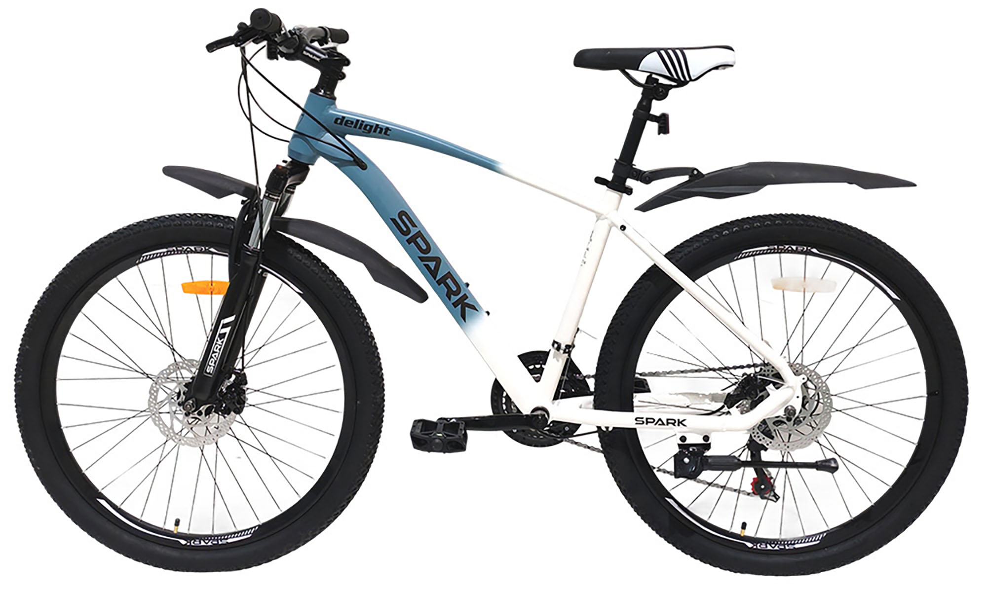 Велосипед SPARK DELIGHT 26", размер M, рама 17", 2025, синий с белым 3 Велосипед SPARK DELIGHT 26", размер M, рама 17", 2025, синий с белым 3