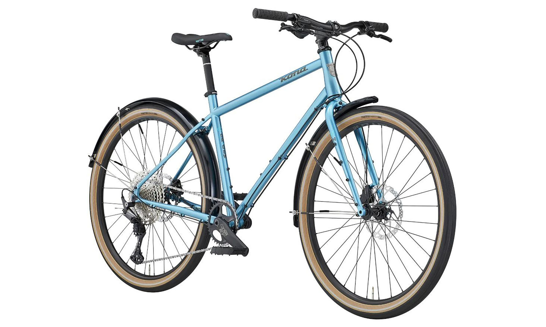 Велосипед дорожный Kona Dr. Dew 27.5" размер рамы XL, 2024, Mustang (голубой) 4